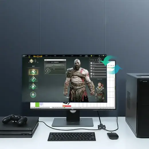 Ugreen switch HDMI splitter switch - 2x HDMI 4K 60Hz black (CM217) Foto 12