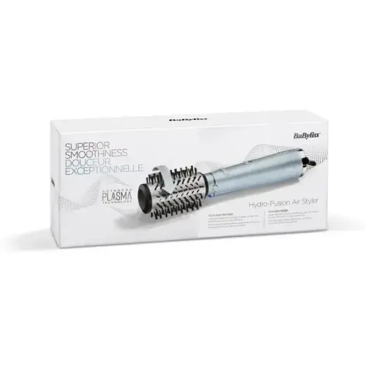 BaByliss Hot Air Brush Hydro Fusion Styler iceblue (AS773E) Photo