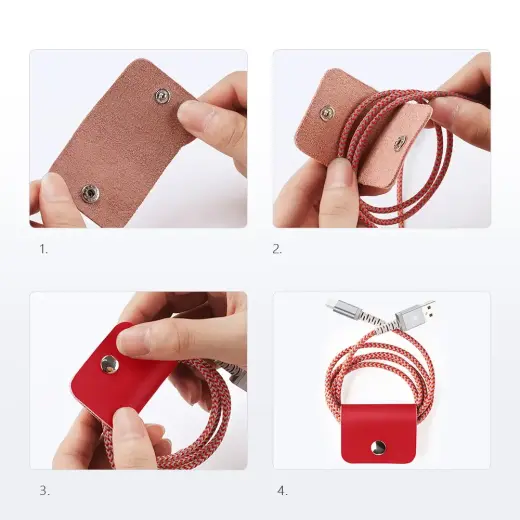 Dux Ducis Hivo Leather Flip Cover Genuine Leather Wallet For Cards And Documents Samsung Galaxy S22 + (S22 Plus) Red Photo