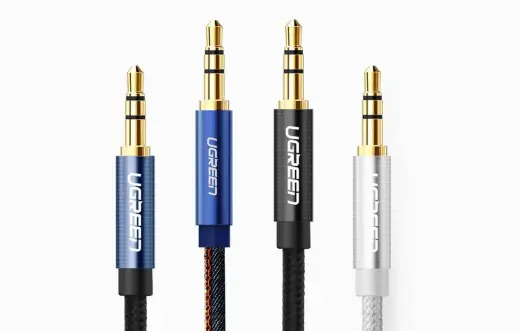 UGREEN AV122 Mini jack kabelis 3.5mm AUX 5m (zils) (10689) Foto 4