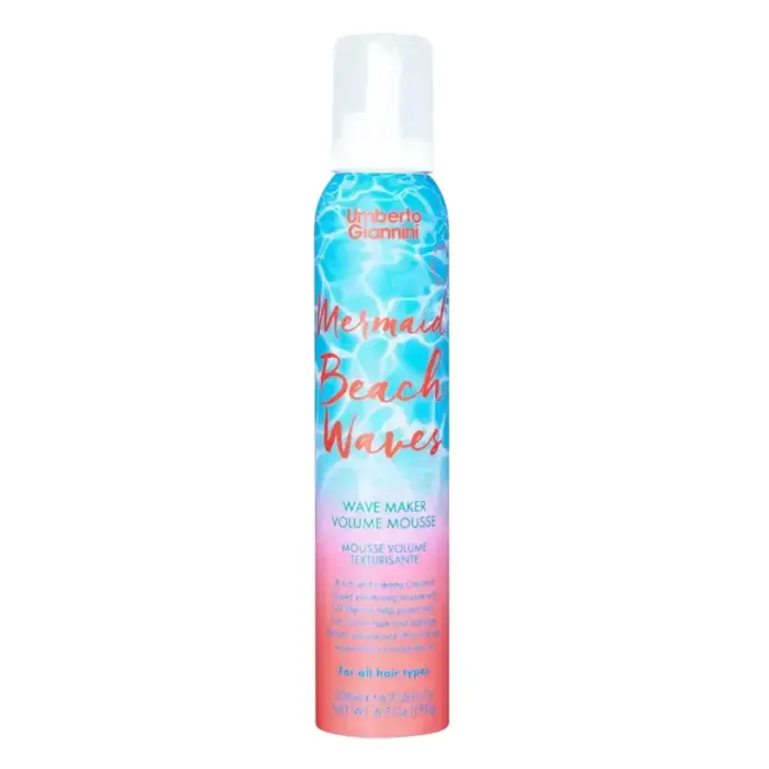 Umberto Giannini, Mermaid Beach Waves, Hair Styling Mousse, Volumising & Texturising, Light, 200 ml
