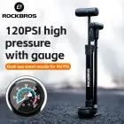 Rockbros 42310006001 bicycle pump with pressure gauge - black Foto 7