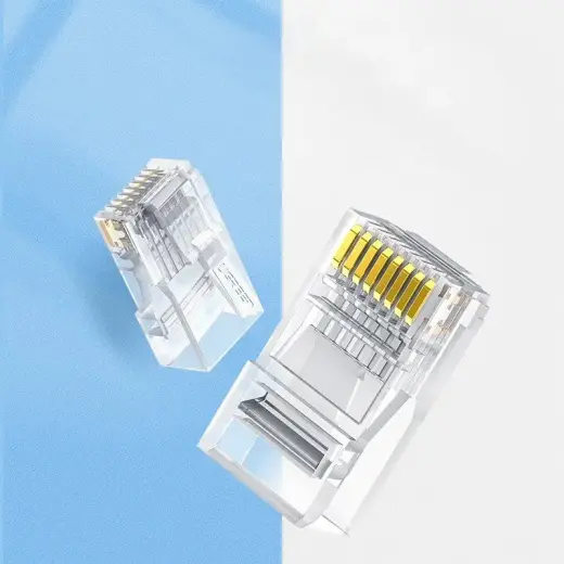 Ugreen 100x plug plug coupler end RJ45 8P8C Cat 6 transparent (60558) Фото num