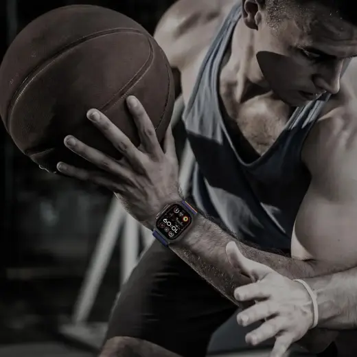 TECH-PROTECT NYLON CLASP APPLE WATCH 6 | 7 | 8 | 9 | 10 | SE | ULTRA 1 | 2 (44 | 45 | 46 | 49 MM) NAVY Foto 5