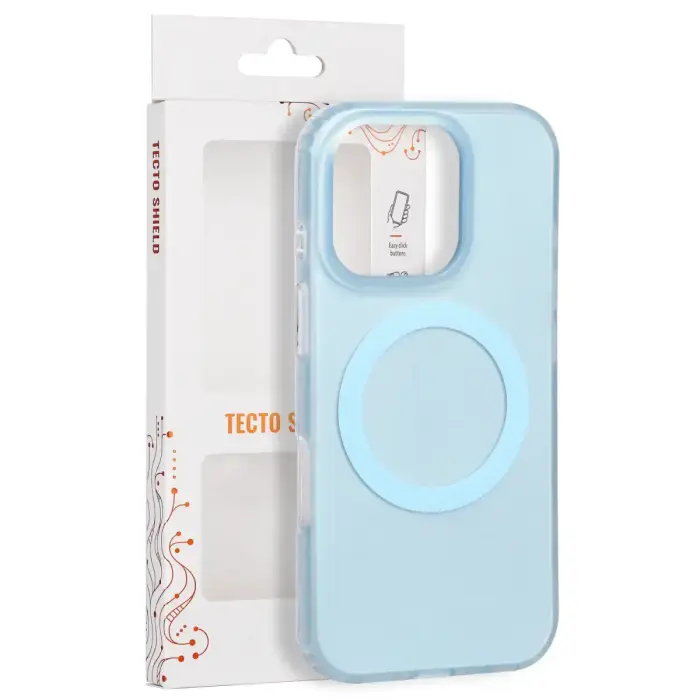 Tecto Shield Mistiq Mag case for iPhone 16 Pro 6,3" blue