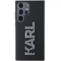Karl Lagerfeld KLHCS24L3DMBKCK S24 Ultra S928 czarny|black hardcase 3D Rubber Glitter Logo Foto 2