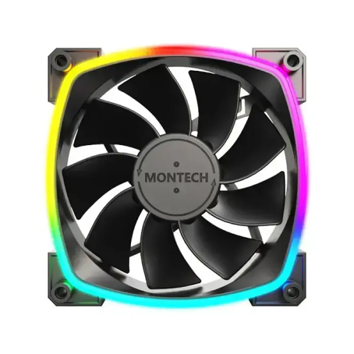 Montech Fan RX120 / RX120 3 IN 1 PACK (B) Black 3-Pack