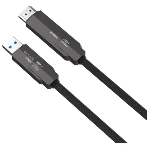 Cable 4smarts ComboCord USB4 HDMI 240W 1.5m black Foto 5