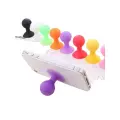 Phone holder with a round head - purple Photo