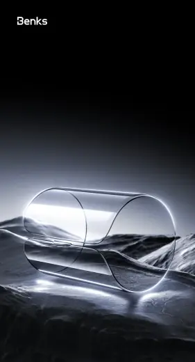 Benks Tempered glass Glass Warrior Sapphire Coating (LS65) for Iphone 16 Pro Max black (Thin Edge) Фото num