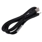 Fusion universālais uzlādes kabelis no USB-A uz TYPE-C | 1,4 m | 2,1 A | melns Foto 3