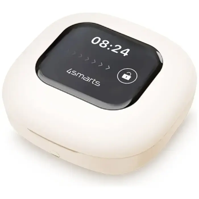 Bluetooth headphones 4smarts SkyBuds OWS with AI screen beige Foto 2