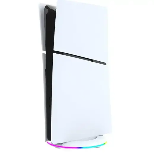 iPega P5S025S Vertical Stand with RGB for PS5 Slim/PS5 Pro White Foto 4
