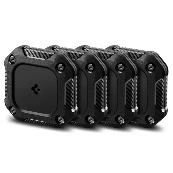 SPIGEN TOUGH ARMOR 4-PACK APPLE AIRTAG 1 / 2 BLACK