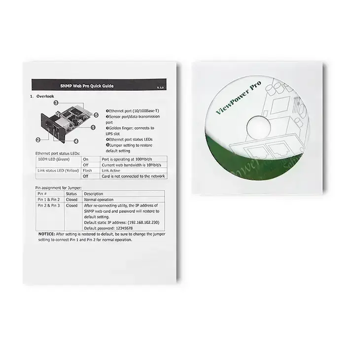 Qoltec SNMP module for Uninterruptible Power Supply Foto 6