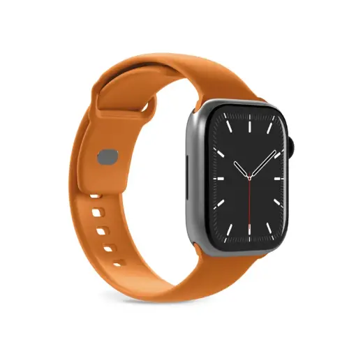 Puro Icon Silicone Strap for Apple Watch 44 | 45 | 46 | 49 mm - Orange Foto 4