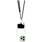 Hello Kitty Patch & Kitty Head Charm Universal Phone Lanyard Black — Foto 2