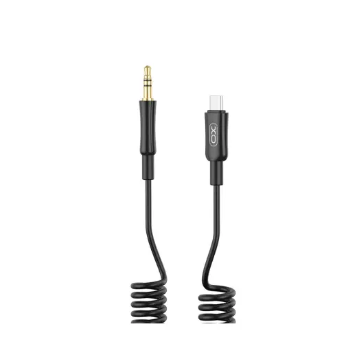XO cable audio NB-R255B USB-C - jack 3,5mm 1,0m black Foto 3