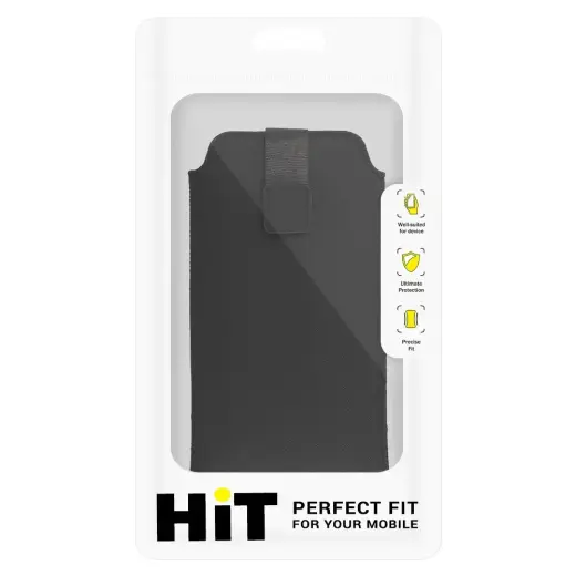HIT Pouch Case (Size XL) for Iphone 15/15 Pro/Iphone 16/16 Pro/Samsung S24/S24 Plus/S25/S25 Plus/A53/A55 5G design 1 black Foto 7