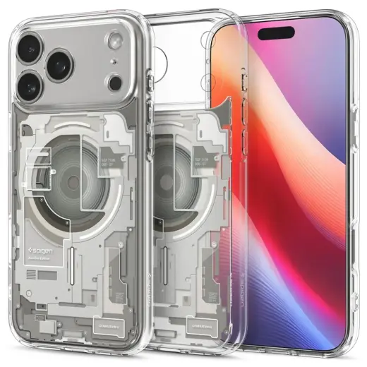 Spigen Ultra Hybrid чехол с поддержкой MagSafe для телефона iPhone 17 Pro Max titanium