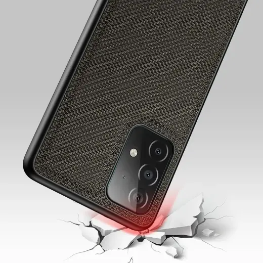 Dux Ducis Fino case covered with nylon material for Samsung Galaxy A72 4G green Photo