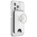Uchwyt i podstawka do telefonu            z portfelem Popsockets PopWallet+ PopGrip PW+ MS G2 MagSafe biało-przezroczysty 806926 Foto 4