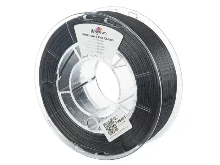 Filaments TPU+20CF S-Flex melns 0,25kg Spektrs