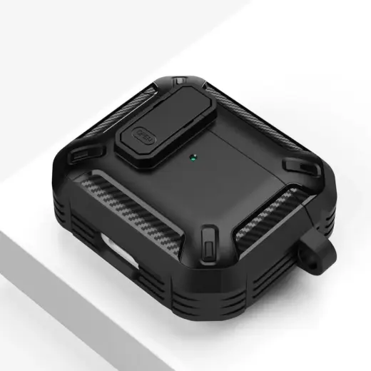 Tech-Protect X-Carbo case for AirPods Pro 1 | 2 - black Foto 3