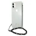 Guess GUHCN61KPSBK iPhone 11 6,1" | Xr  Transparent hardcase Black Pearl Photo