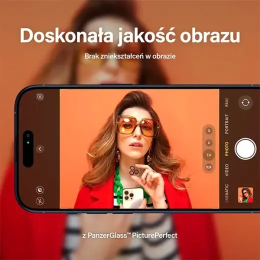 PanzerGlass PicturePerfect iPhone 15 Pro 6.1" | 15 Pro Max 6.7" czarny|black 1137 camera lens Foto 5