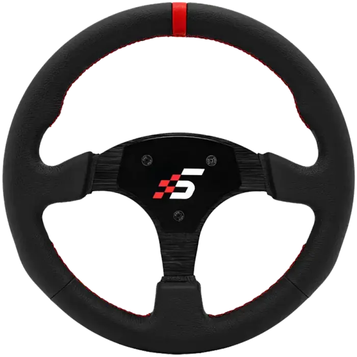 SIMAGIC Round Steering Wheel 330 mm, without HUB, leather