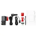 Dash cam for car Hoco with screen 3,69" 2K + rear camera 720P/25fps GPS DV12 silvery gray Foto 15