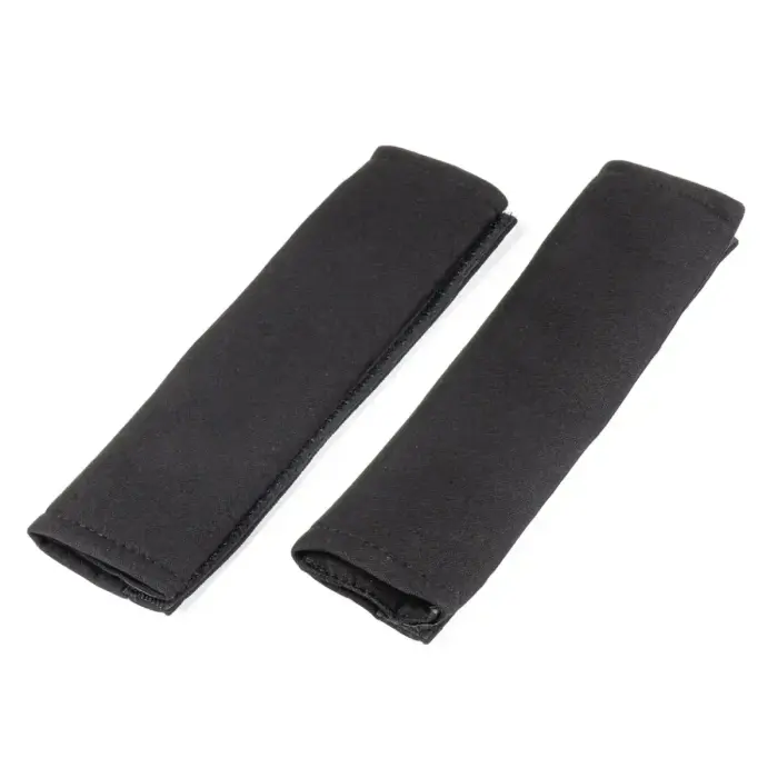 Seat belt pad black 2pcs set