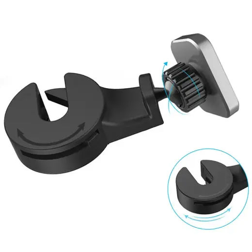 Magnetic car holder headrest mount Type 1 black Photo