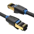 Network Cable CAT8 SFTP Vention IKABF RJ45 Ethernet 40Gbps 1m Black Фото num