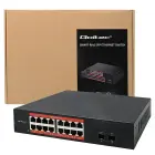 Qoltec Gigabit Ethernet SWITCH | 16x RJ45 | 2x SFP | 1000 Mb/s Foto 12