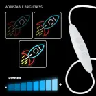 Neon PLEXI LED ROCKET multicolor NNE18 Neolia Фото num