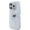 Karl Lagerfeld IML Choupette Head Metal Frame MagSafe Case for iPhone 15 Pro Max Transparent — Foto 2