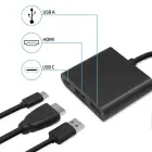 Qoltec Hub Adapter USB-C 3.1 3in1 | USB 3.0 | HDMI 4K | USB-C 3.1 PD 100W Фото num