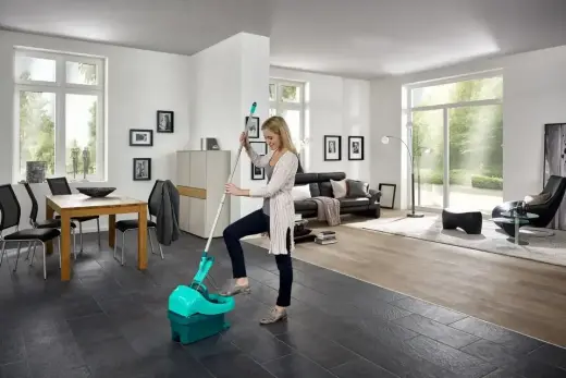 LEIFHEIT Spainis uz riteņiem un birste grīdas uzkopšanai Profi XL Press Foto 2