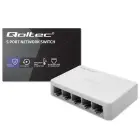 Qoltec Network SWITCH | 5 x RJ45 port | 1000Mbps | Fast Ethernet | LAN Foto 10
