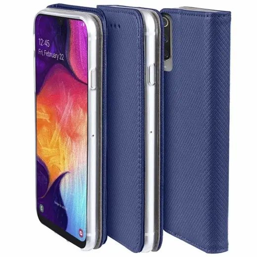 Fusion magnet case книжка чехол для Samsung A245 Galaxy A24 4G синий Фото num