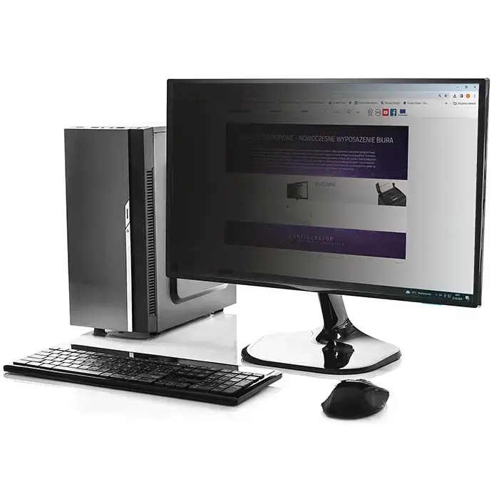 Qoltec Privacy filter 24" | 16:10 | Eye protection | Panoramic