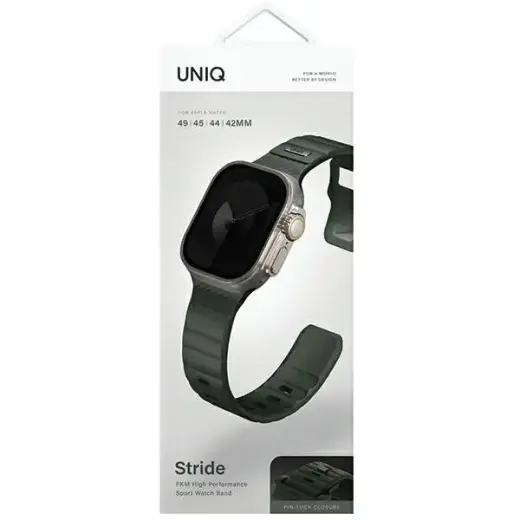 Uniq Stride Apple Watch Strap 42 | 44 | 45 | 49 mm - Green Foto 7