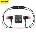 AWEI słuchawki sportowe Bluetooth A920BL czarny|black magnetyczne Foto 5
