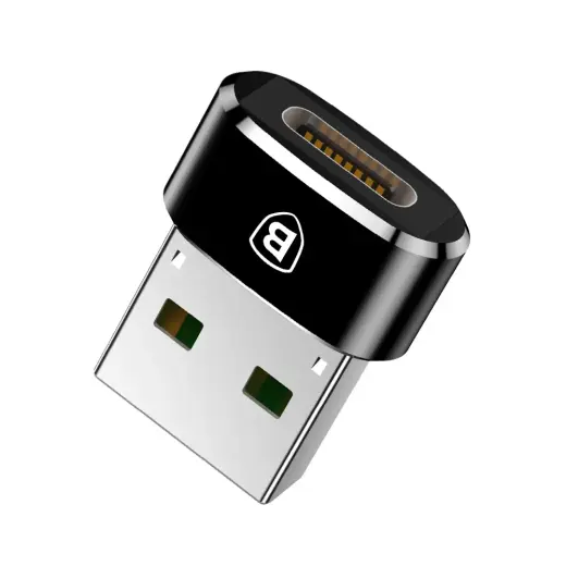 Baseus CAAOTG-01 universal OTG adapter USB 3.0 to USB-C 3.1 black Photo