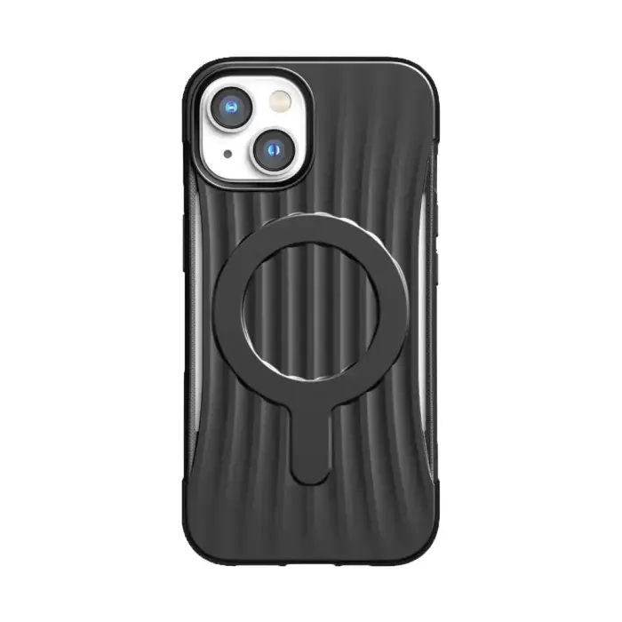 Raptic X-Doria Clutch phone case with MagSafe support for iPhone 14 Plus black
