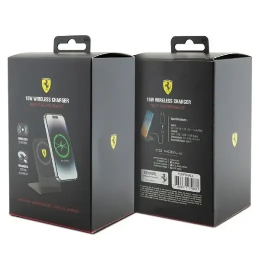 Ferrari nice. induction FEMFBMALK 15W black|black 2023 Collection MagSafe Фото num