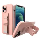 Rope Gel maciņš telefonam iPhone 11 Pro rozā — Foto 2