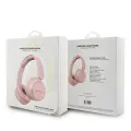 Guess Script Metal Logo Wireless Headphone Pink Foto 3